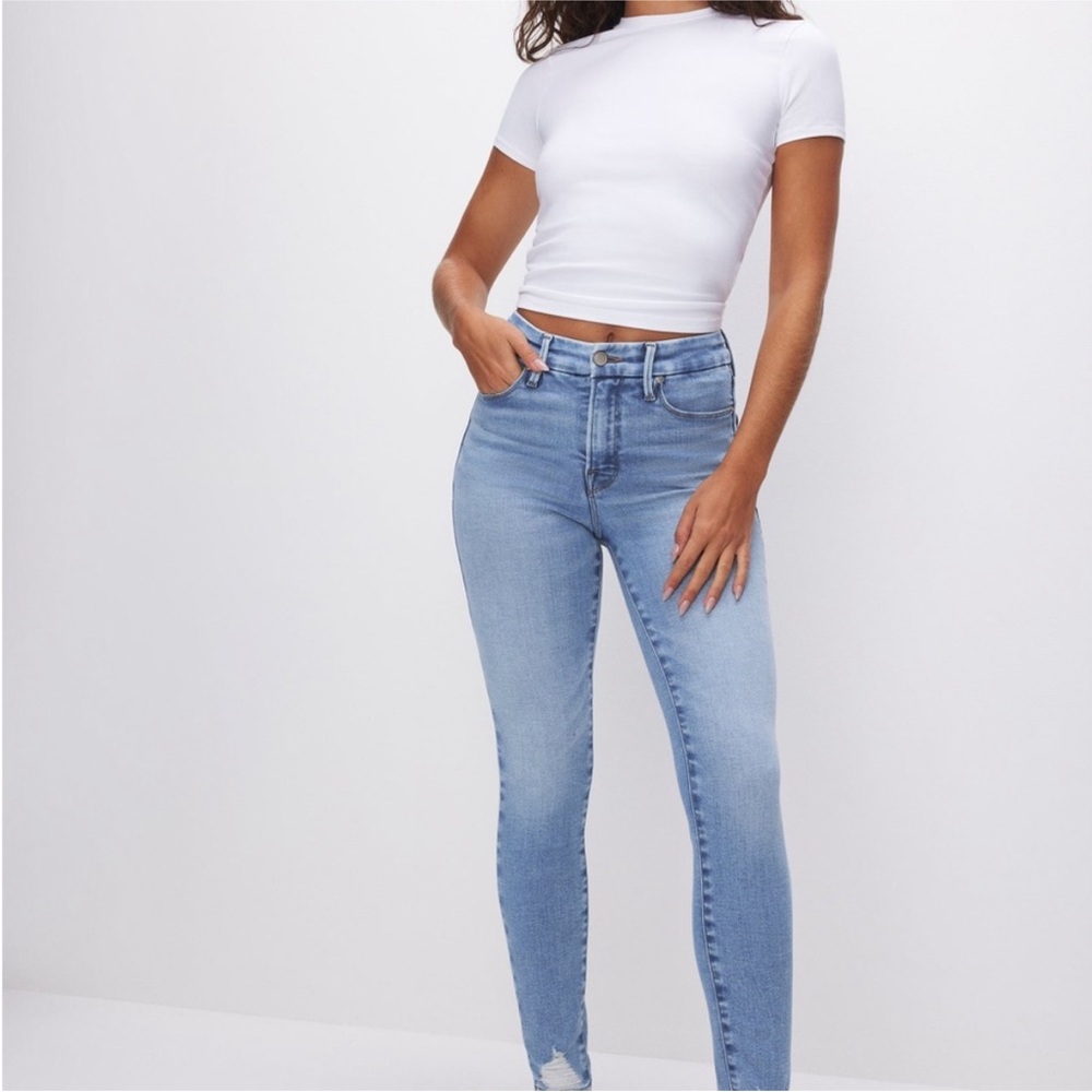 Good American Soft Tech Good Legs Skinny Jeans